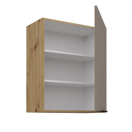 ARKADIA K2 Küchenhängeschrank 60 G-72 1F, Hängeschrank Sandgrau / Eiche Artisan