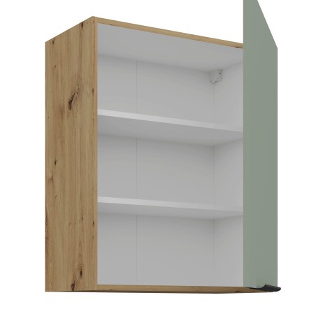 ARKADIA K1 60 G-72 1F Küchenhängeschrank, Hängeschrank Aquamarine / Eiche Artisan
