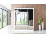Schiebetürenschrank 180 cm mit Spiegel, Kleiderschrank 3-türig, 4 Farbvarianten, MARTEN SZ3