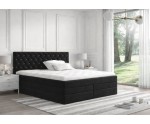 Kontinentalbett 180x200 cm, Ehebett, Hotelbett, Kopfteil gesteppt mit Kristallen, CRYSTAL K34 Kontinentalbett 180x200 cm, Ehebett, Hotelbett, Kopfteil gesteppt mit Kristallen, CRYSTAL K34