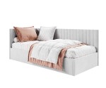 Kinderbett 80x180 cm mit Bettkasten und Lattenrost, universal, Polsterbett BRUNO SM 02