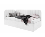 Kinderbett 80x180 cm mit Bettkasten, Polsterbett mit Lattenrost, universal, TIMON SM