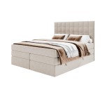 Modernes Doppelbett 180x200 cm mit 2 Matratzen und 2 Bettkästen, Boxspringbett ELIZA