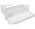Hochbett 80x160 cm mit Schublade, HAUSBETT, Etagenbett, Holzbett, 3 Farben versandbereit, FELIX
