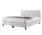 Doppelbett 160x200 cm, Hotelbett, Kopfteil mit vertikalen breiten Streifen, BRISTOL 4H Doppelbett 160x200 cm, Hotelbett, Kopfteil mit vertikalen breiten Streifen, BRISTOL 4H