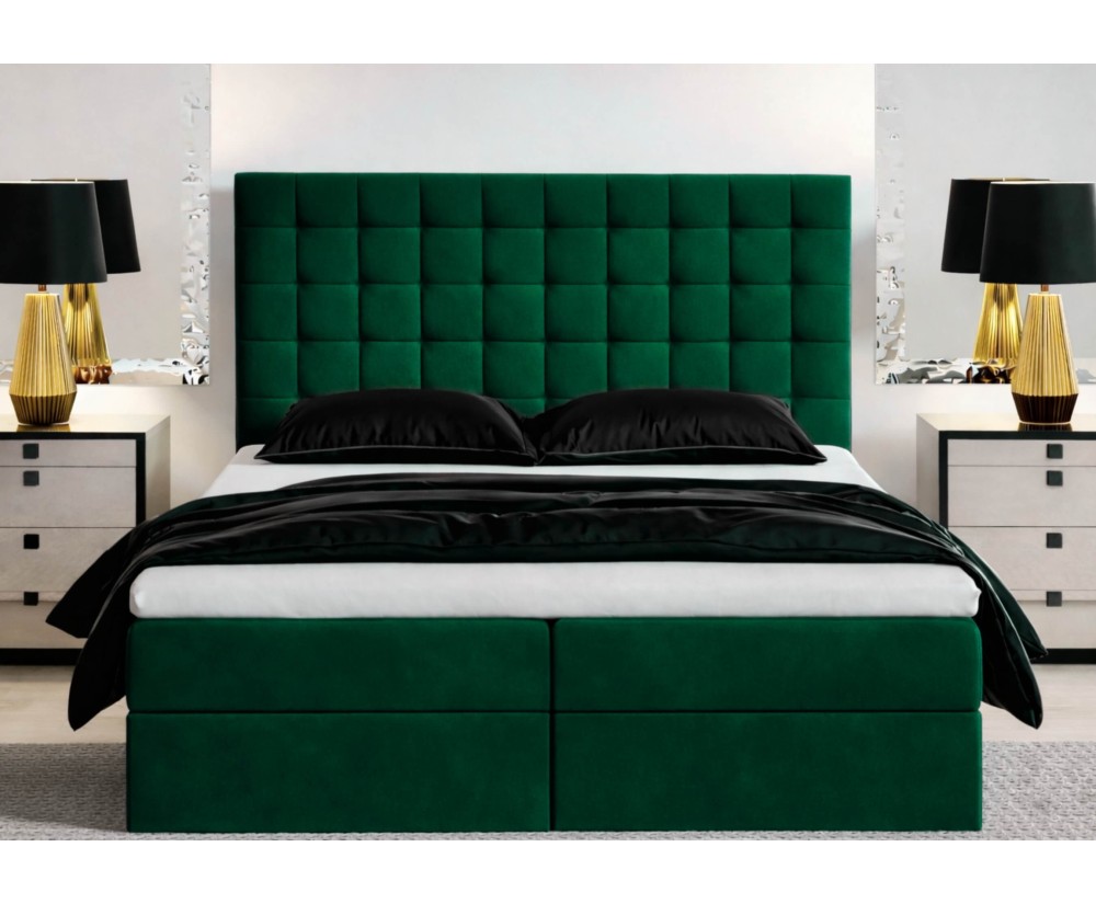 Boxspringbett 140x200 cm für Dachschräge mit Bettkasten und Hotelkomfort, Kontinentalbett MAGNUS 6A Boxspringbett 140x200 cm für Dachschräge mit Bettkasten und Hotelkomfort, Kontinentalbett MAGNUS 6A