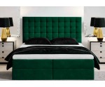 Kontinentalbett 160x200 cm für Hotelzimmer, Ehebett mit Bettkasten, Bett für Dachschräge, MAGNUS 6A