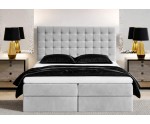 Boxspringbett 180x200 cm mit hohem Kopfteil, Ehebett mit Bettkasten, MAGNUS 6A Boxspringbett 180x200 cm mit hohem Kopfteil, Ehebett mit Bettkasten, MAGNUS 6A