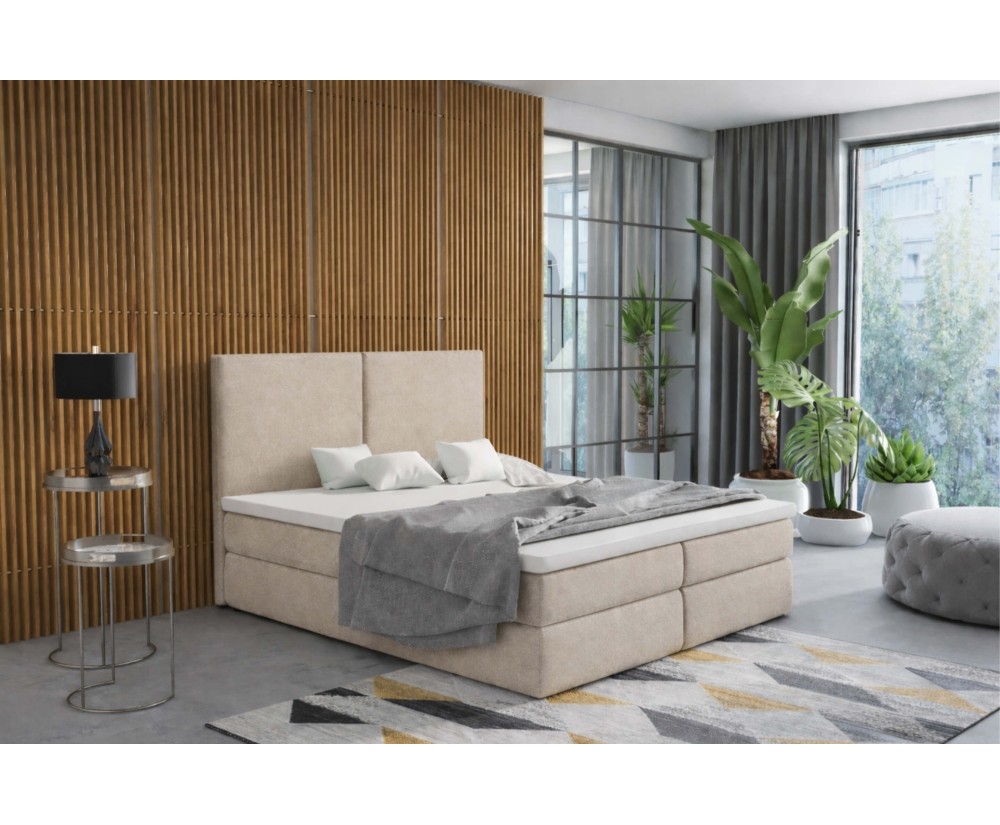 Stilvolles Boxspringbett 140x200 cm mit Bettkasten, Ehebett MAGNUS 13A Stilvolles Boxspringbett 140x200 cm mit Bettkasten, Ehebett MAGNUS 13A