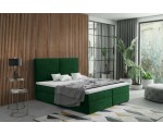 Bequemes Kontinentalbett 160x200 cm mit hohem Kopfteil, Ehebett mit Bettkasten, Hotelbett MAGNUS 13A Bequemes Kontinentalbett 160x200 cm mit hohem Kopfteil, Ehebett mit Bettkasten, Hotelbett MAGNUS 13A