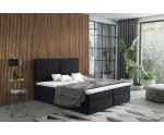 Großes Kontinentalbett 200x200 cm mit hohem Kopfteil, Ehebett, Hotelbett mit Bettkasten, MAGNUS 13A Großes Kontinentalbett 200x200 cm mit hohem Kopfteil, Ehebett, Hotelbett mit Bettkasten, MAGNUS 13A