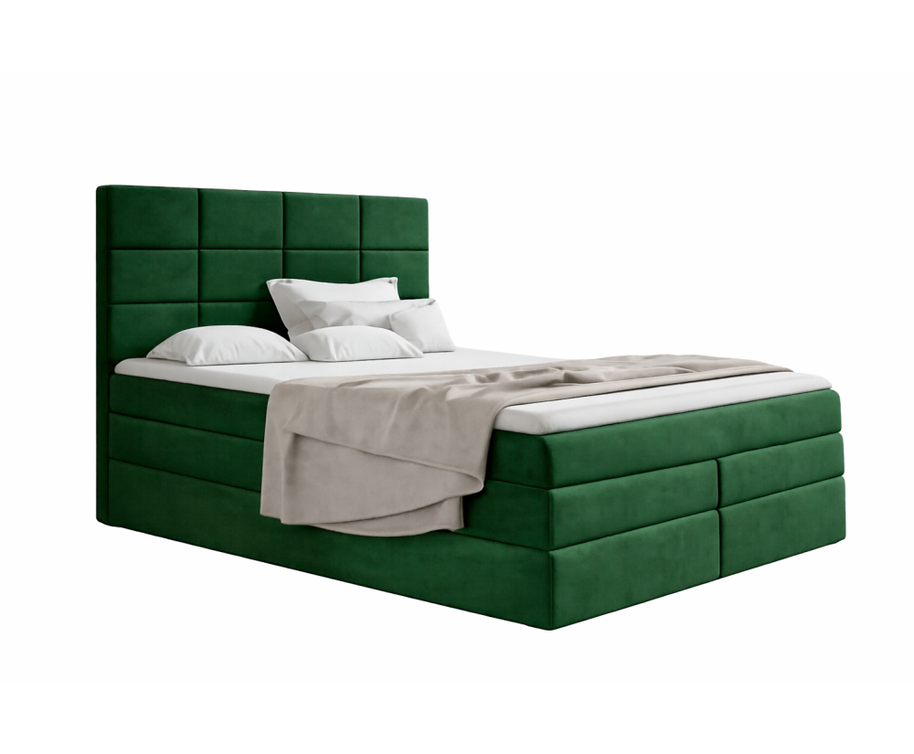 Kontinentalbett 180x200 cm, Ehebett mit 2 Matratzen, Bett für Dachschräge, Farbvarianten, MAGNUS 10B Kontinentalbett 180x200 cm, Ehebett mit 2 Matratzen, Bett für Dachschräge, Farbvarianten, MAGNUS 10B