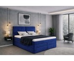 Boxspringbett 140x200 cm, Doppelbett mit Bettkasten, 2 Matratzen, MAGNUS 13B