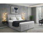Boxspringbett 140x200 cm, Doppelbett mit Bettkasten, 2 Matratzen, MAGNUS 13B