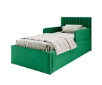 Seniorenbett 100x200 cm mit verstellbarem Lattenrost, individuell anpassbar per Fernbedienung, 2x RAUSFSALLSCHUTZ, BARTEK SEB
