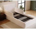 Funktionsbett 120x200 cm mit individuell verstellbarem Lattenrost per Fernbedienung, 2x RAUSFSALLSCHUTZ, BARTEK SEB