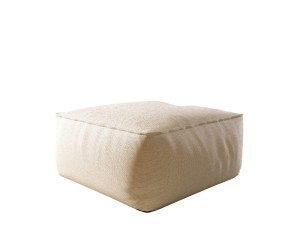 Moderner Gartenpouf 70x70 cm für Haus und Garten, Outdoor Sitzpouf PATIO P1