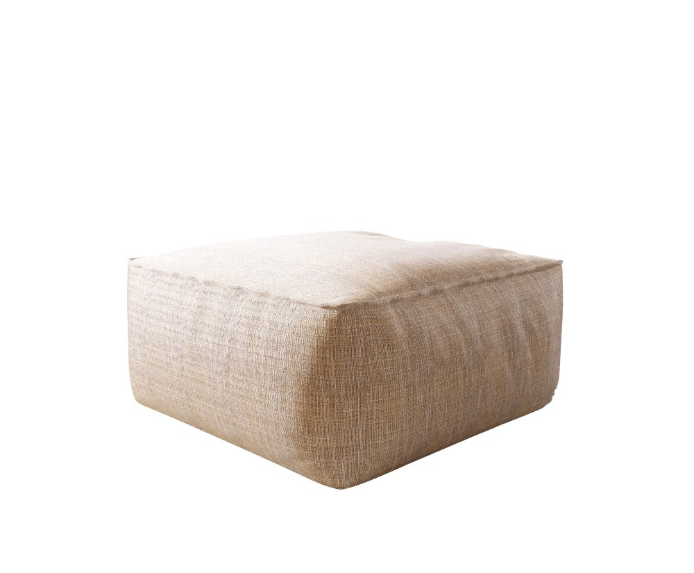 Moderner Gartenpouf 70x70 cm für Haus und Garten, Outdoor Sitzpouf PATIO P1