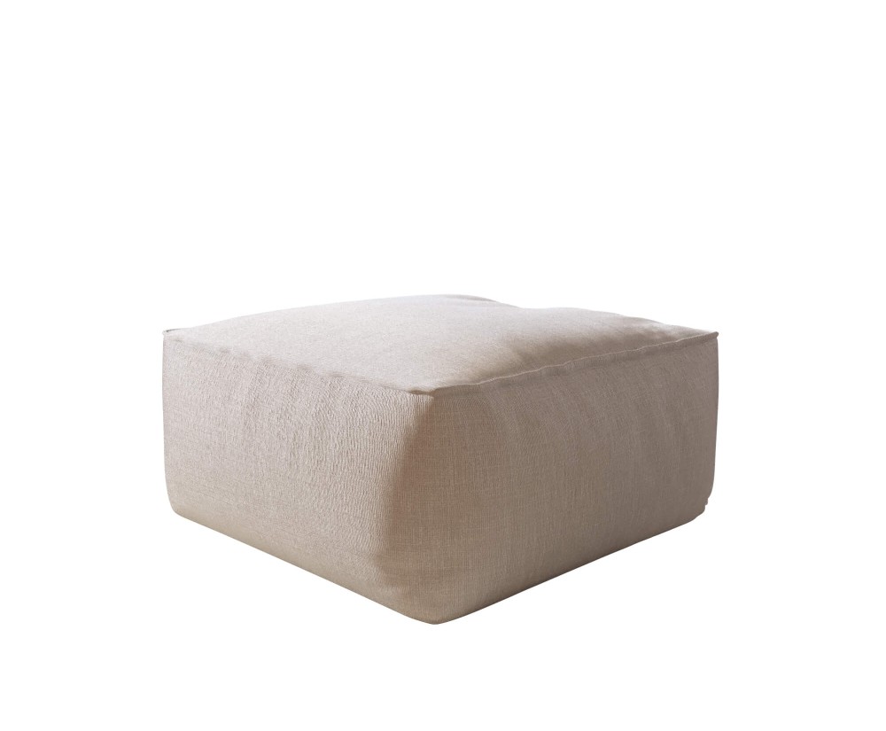 Moderner Gartenpouf 70x70 cm für Haus und Garten, Outdoor Sitzpouf PATIO P1