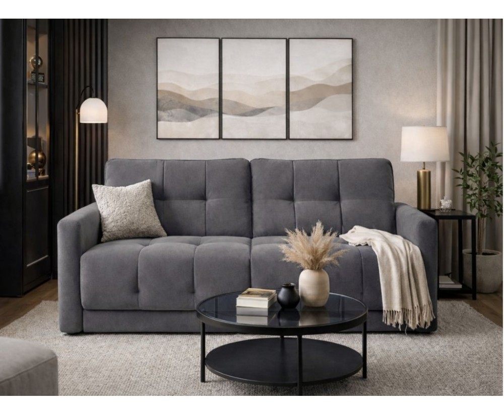 Modernes 3-Sitzer-Sofa für Wohnzimmer, Couch LINARO K6