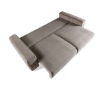 Großes graues Sofa mit Bettkasten und Schlaffunktion, bequemes Wohnzimmer-Sofa LINARO K3 Großes graues Sofa mit Bettkasten und Schlaffunktion, bequemes Wohnzimmer-Sofa LINARO K3