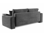 Großes graues Sofa mit Bettkasten und Schlaffunktion, bequemes Wohnzimmer-Sofa LINARO K3 Großes graues Sofa mit Bettkasten und Schlaffunktion, bequemes Wohnzimmer-Sofa LINARO K3