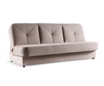 Beiges Schlafsofa mit Schlaffunktion, Klick-Klack-System, bequeme Couch LINARO W5