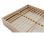 Doppelbett ohne Kopfteil mit Lattenrost, Bett für Dachschräge, 3 Farbvarianten, MONAKO 2