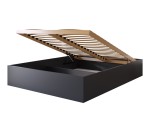 Doppelbett ohne Kopfteil mit Lattenrost, Bett für Dachschräge, 3 Farbvarianten, MONAKO 2 Doppelbett ohne Kopfteil mit Lattenrost, Bett für Dachschräge, 3 Farbvarianten, MONAKO 2