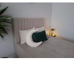 Jugendbett 100x200 cm, Einzelbett mit Bettkasten, auf Füßen, TRENTO 2M