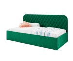 Jugendbett 90x200 cm mit Bettkasten und Lattenrost, Juniorbett TOSIA SM 02 Jugendbett 90x200 cm mit Bettkasten und Lattenrost, Juniorbett TOSIA SM 02