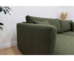 Modernes Ecksofa L-Form mit Schlaffunktion und Bettkasten, Stoff ARAGON - Farbvarianten, MAGNUM N2