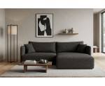 Modernes Ecksofa L-Form mit Schlaffunktion und Bettkasten, Stoff ARAGON - Farbvarianten, MAGNUM N2