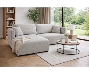 Modernes Ecksofa L-Form mit Schlaffunktion und Bettkasten, Stoff ARAGON - Farbvarianten, MAGNUM N2