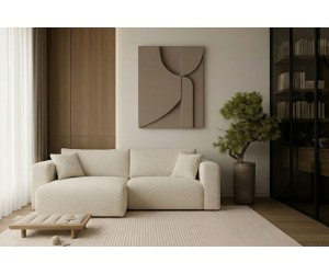 Komfortables Ecksofa L-Form mit Schlaffunktion und Stauraum, Stoff ARAGON - Farbvarianten, MAGNUM N1