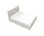 Komfortables Polsterbett 140x200 cm mit Bettkasten, Ehebett PRATO T21