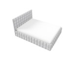 Komfortables Polsterbett 140x200 cm mit Bettkasten, Ehebett PRATO T21