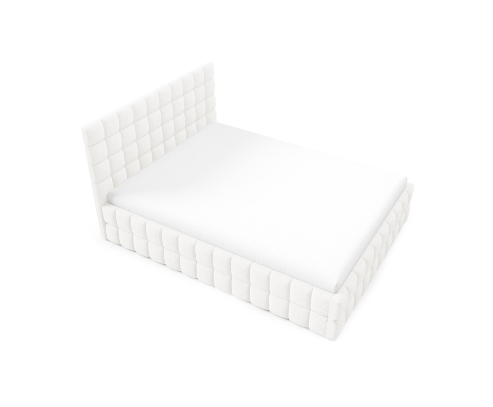 Elegantes Polsterbett 180x200 cm mit Lattenrost und Bettkasten, Doppelbett PRATO T21 Elegantes Polsterbett 180x200 cm mit Lattenrost und Bettkasten, Doppelbett PRATO T21