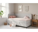 Juniorbett 90x200 cm mit Bettkasten, Bonell-Matratze und abgerundeten Seitenteilen, NAOMI 2M Juniorbett 90x200 cm mit Bettkasten, Bonell-Matratze und abgerundeten Seitenteilen, NAOMI 2M
