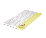 Topper VISCO Höhe 7 cm, Viscoschaum, Bezug SILVER LIFE mit SILBERFÄDEN, ARKO 6