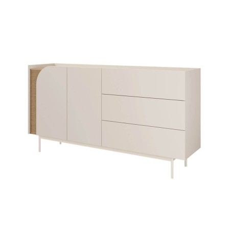 Moderne Kommode 172 cm auf Metallfüßen, Sideboard in Macadamia / Eiche Frühling KARMEL 6