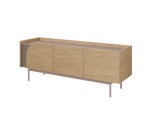 TV Schrank 147 cm 3-türig, TV Lowboard in Eiche Spring / Toffee, KARMEL 10 TV Schrank 147 cm 3-türig, TV Lowboard in Eiche Spring / Toffee, KARMEL 10