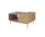 Design-Couchtisch für Wohnzimmer, Beistelltisch in Eiche Spring / Toffee, KARMEL 12 Design-Couchtisch für Wohnzimmer, Beistelltisch in Eiche Spring / Toffee, KARMEL 12