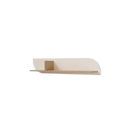 Wandboard Breite 120 cm, hängendes Bücherregal in Macadamia / Eiche Spring, KARMEL 15