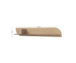 Wandboard Breite 150 cm, hängendes Bücherregal in Eiche Spring / Toffee, KARMEL 14 Wandboard Breite 150 cm, hängendes Bücherregal in Eiche Spring / Toffee, KARMEL 14