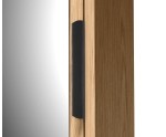 Flurset mit Spiegel und Schuhschrank in der Farbe Eiche Bookmatch, Flurgarderobe NALA G1
