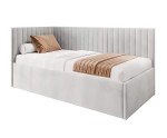 Seniorenbett 90x200 cm universal mit verstellbarem Lattenrost mit Fernbedienung, Polsterbett für Senioren, CARLOS SE
