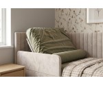 Seniorenbett 90x200 cm universal mit verstellbarem Lattenrost per Fernbedienung und RAUSFALLSCHUTZ, CARLOS SEB