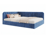 Eckbett 140x200 cm mit Bettkasten und Lattenrost für Schlafzimmer, Doppelbett für Dachschräge, MARIO SM 02 Eckbett 140x200 cm mit Bettkasten und Lattenrost für Schlafzimmer, Doppelbett für Dachschräge, MARIO SM 02