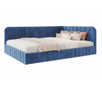 Eckbett 140x200 cm mit Bettkasten und Lattenrost für Schlafzimmer, Doppelbett für Dachschräge, MARIO SM 02 Eckbett 140x200 cm mit Bettkasten und Lattenrost für Schlafzimmer, Doppelbett für Dachschräge, MARIO SM 02